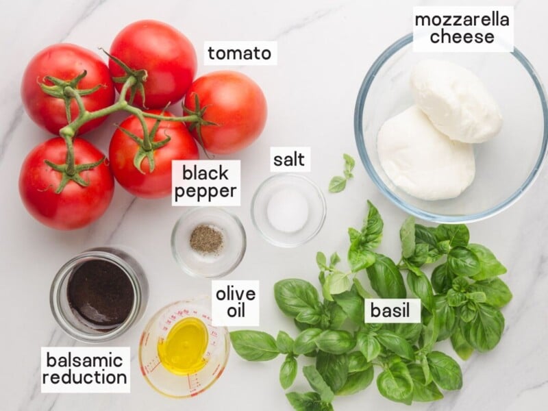 Easy Italian Caprese Salad Recipe - Little Sunny Kitchen