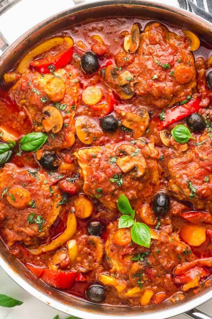 Chicken Cacciatore Recipe Little Sunny Kitchen