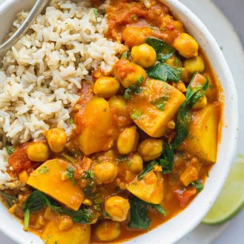 Chickpea and Potato Curry Recipe - Little Sunny Kitchen