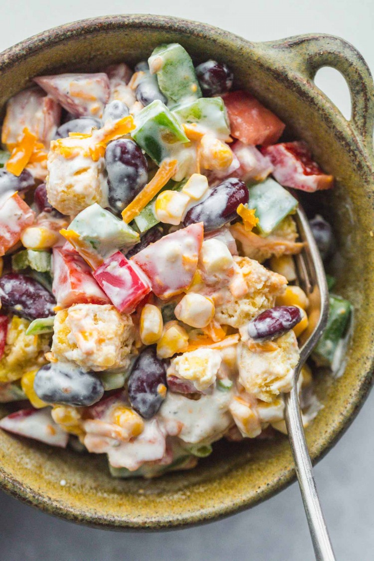 Cornbread Salad Little Sunny Kitchen