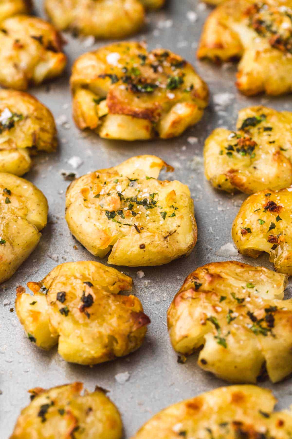 Grilled Smashed Potatoes