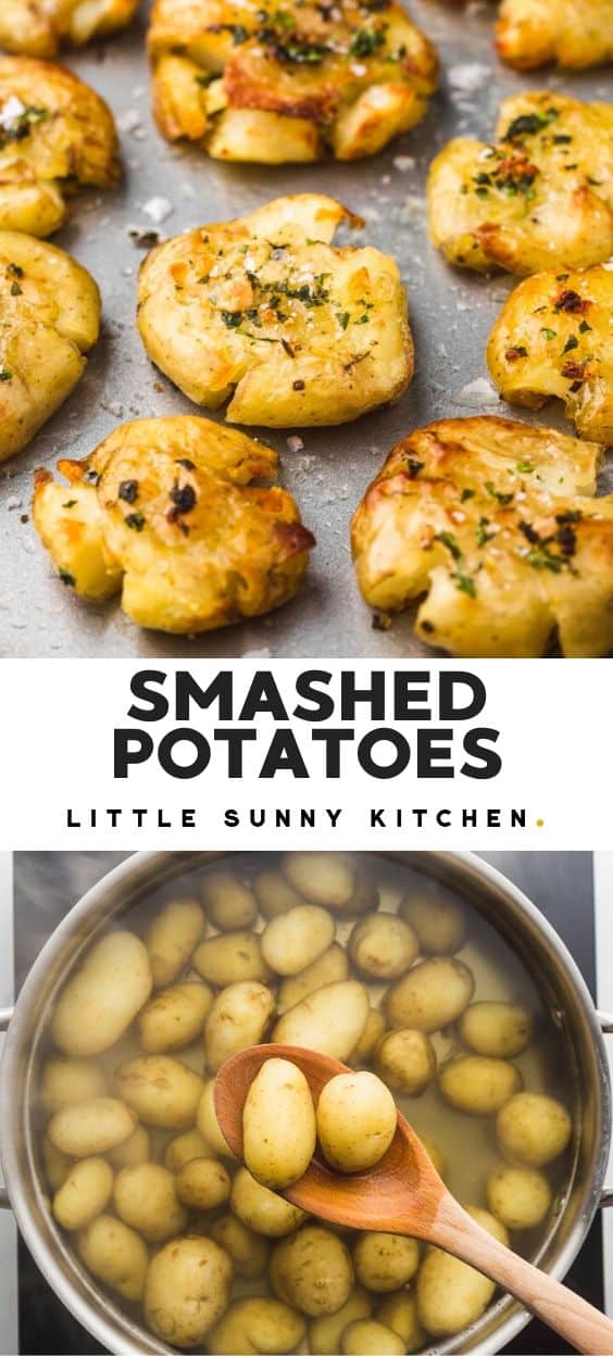 Crushed New Potatoes Recipe Little Sunny Kitchen