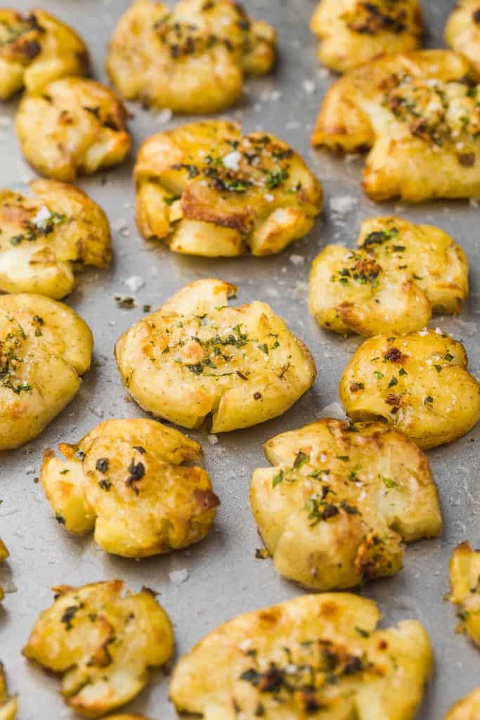 Crushed New Potatoes Recipe Little Sunny Kitchen