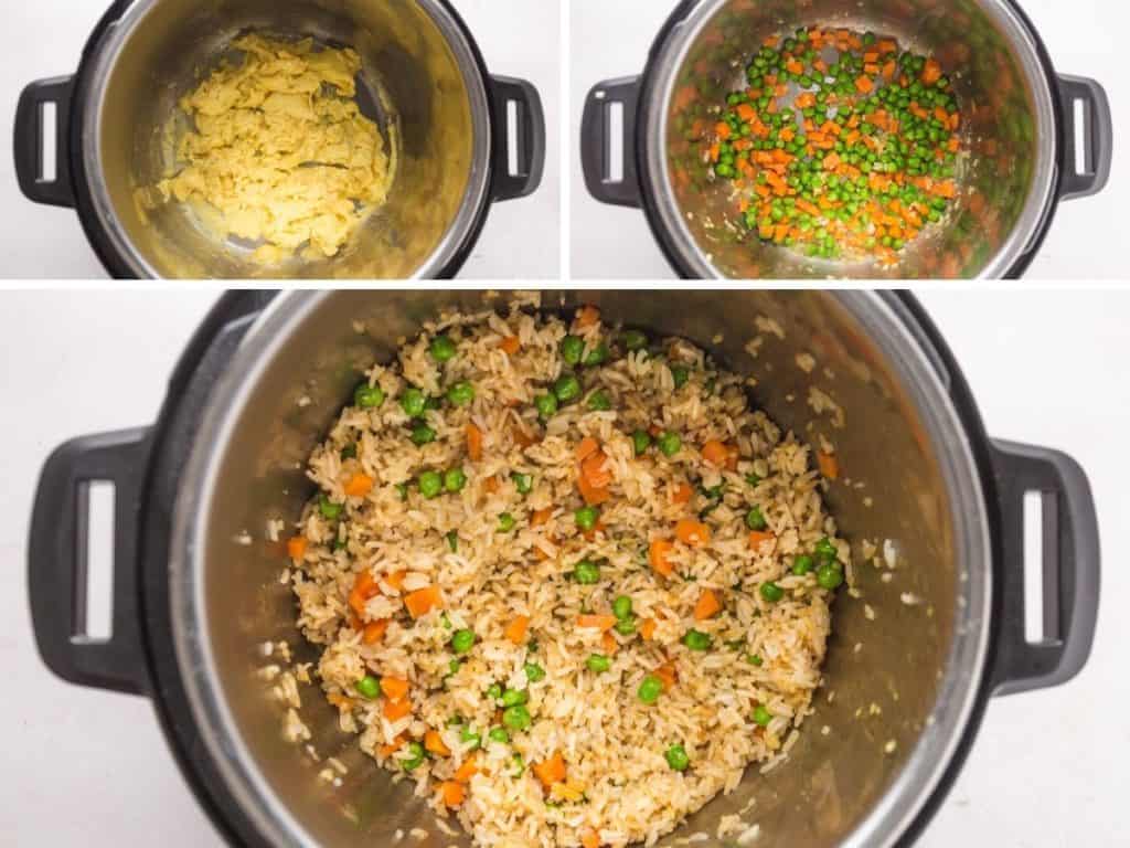 Simple Instant Pot Fried Recipe Hibachi Style Fried Rice in Instant Pot