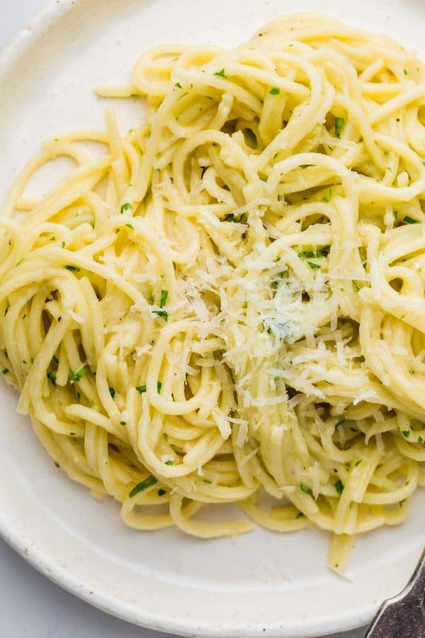 Garlic Butter Pasta - Little Sunny Kitchen