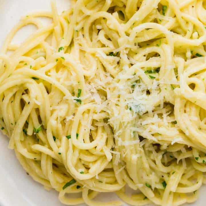 Garlic Butter Pasta - Little Sunny Kitchen