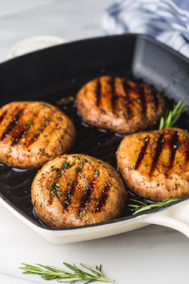 Grilled Portobello Mushrooms Recipe - Little Sunny Kitchen