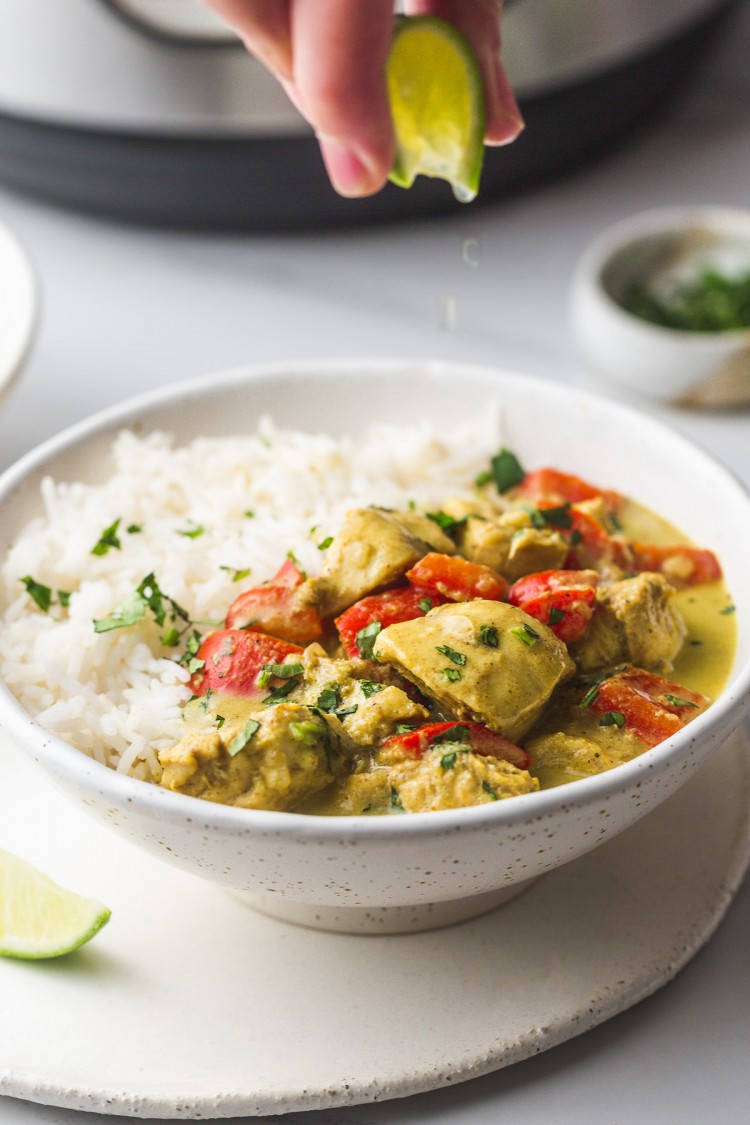 Easy Instant Pot Coconut Chicken Curry Little Sunny Kitchen
