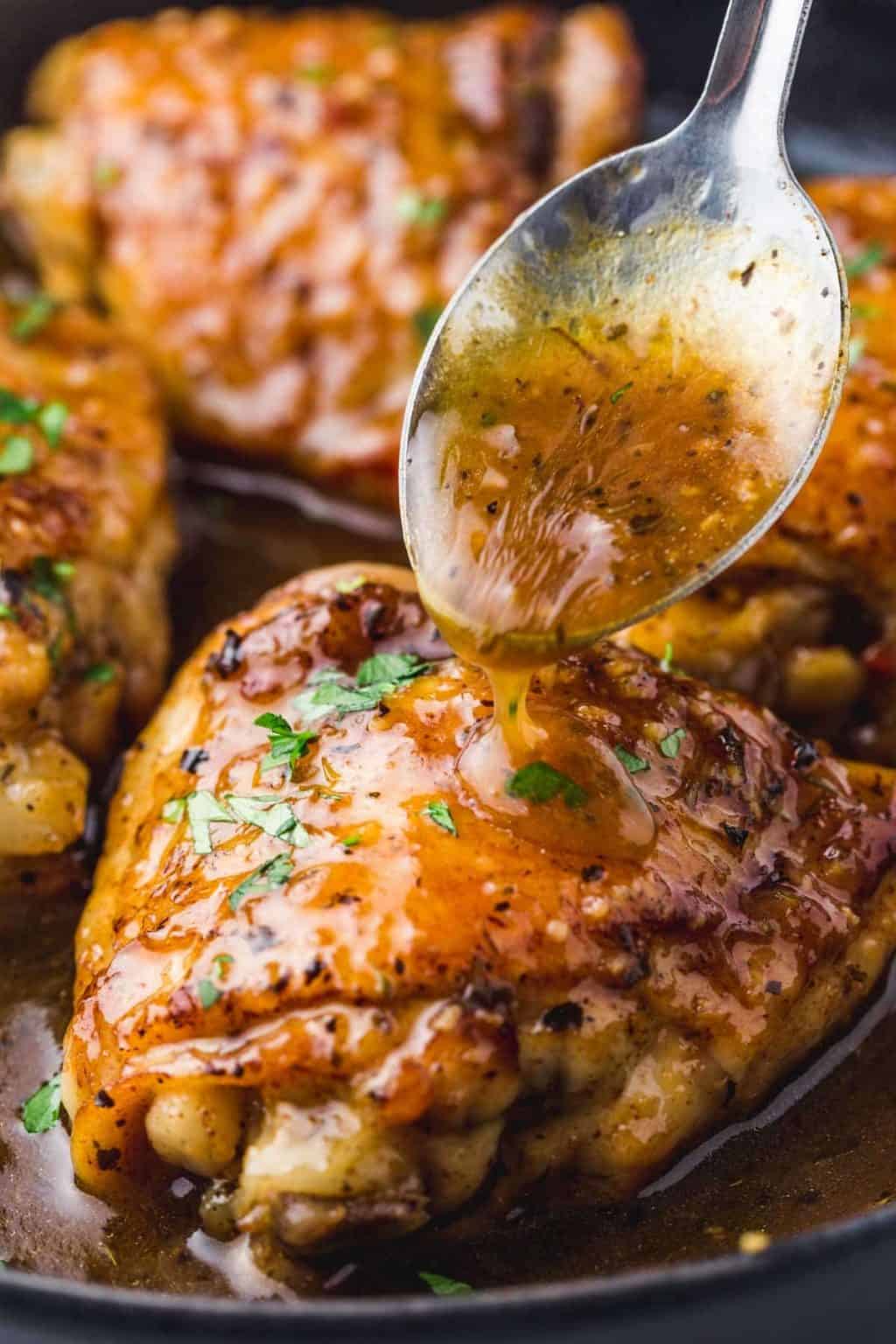 Instant Pot Garlic Brown Sugar Chicken - Little Sunny Kitchen