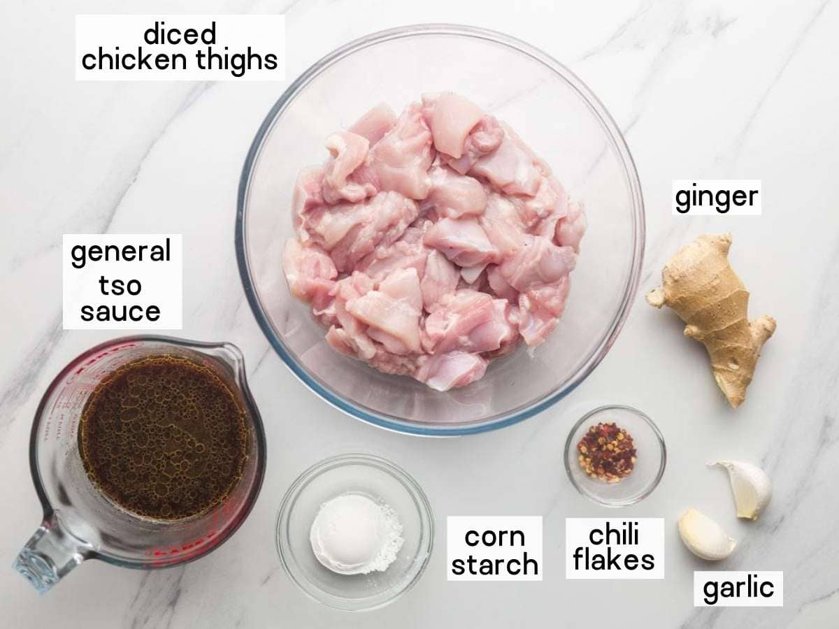 Instant Pot General Tso Chicken Ingredients