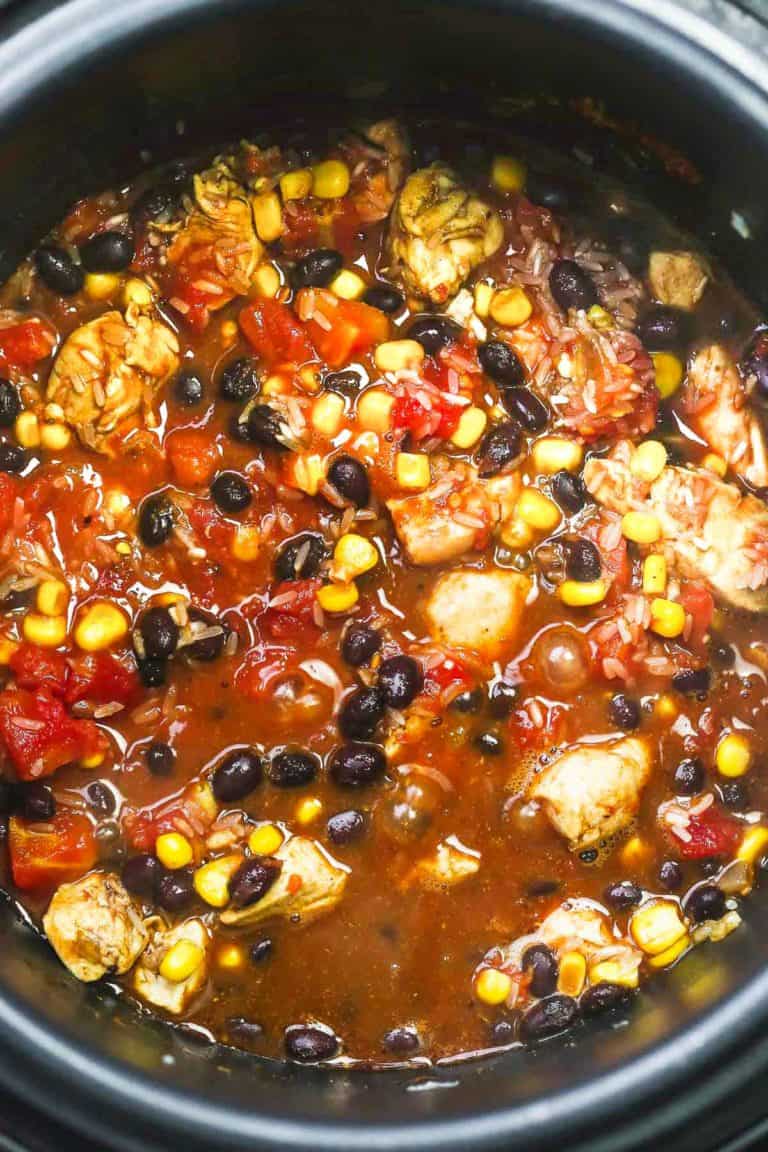 Instant Pot Chicken Burrito Bowl Little Sunny Kitchen