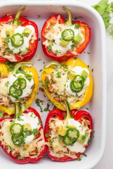 The Best Mexican Stuffed Peppers (Quick & Easy!) - Little Sunny Kitchen