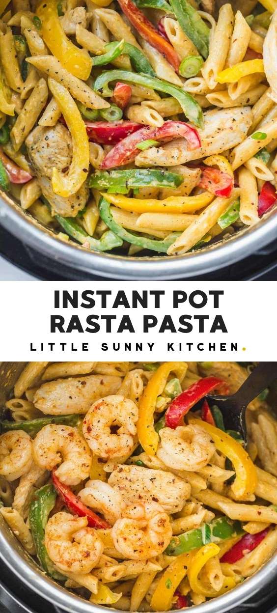 Instant Pot Rasta Pasta Little Sunny Kitchen