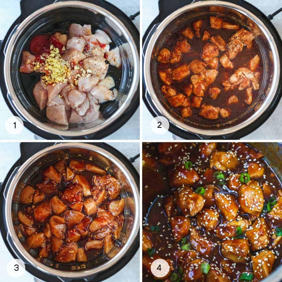 How to make sesame chicken in the Instant Pot