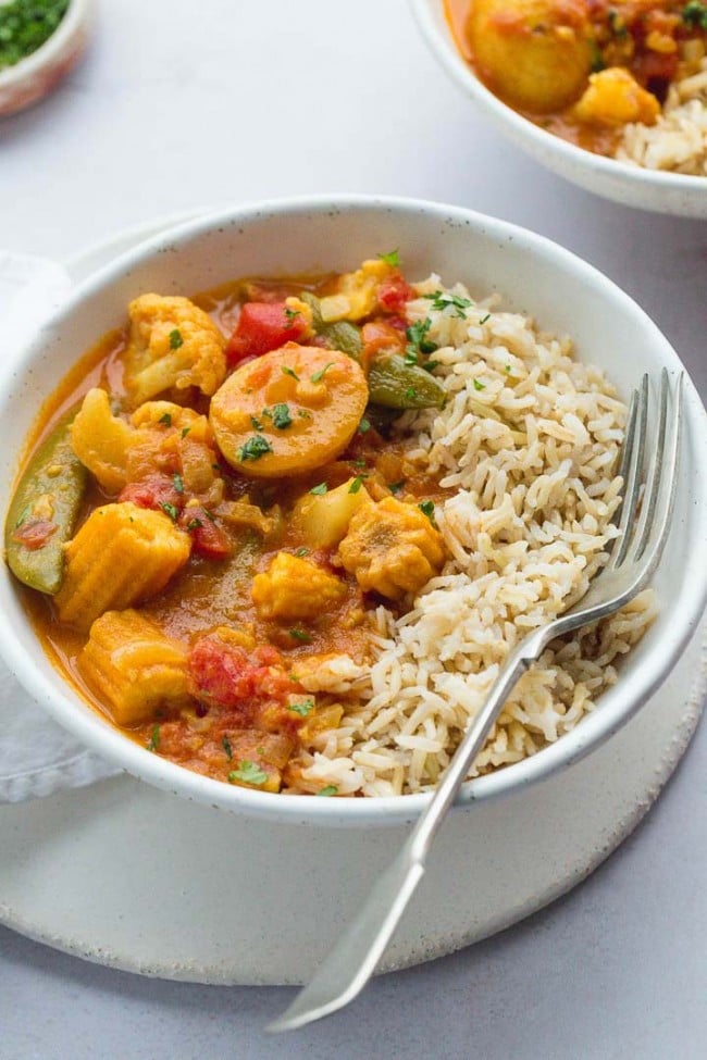 Slow Cooker Vegetable Curry Little Sunny Kitchen