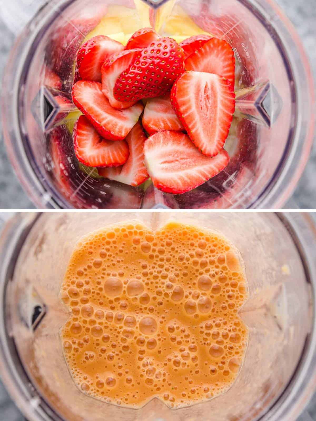 Steps on how to make a smoothie