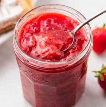 Homemade Strawberry Sauce - Little Sunny Kitchen